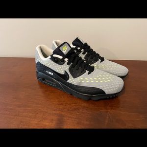 NIKE Air Max 90 Ultra BR Men’s’ Shoes Wolf Grey/Black-White-Volt 725222-007